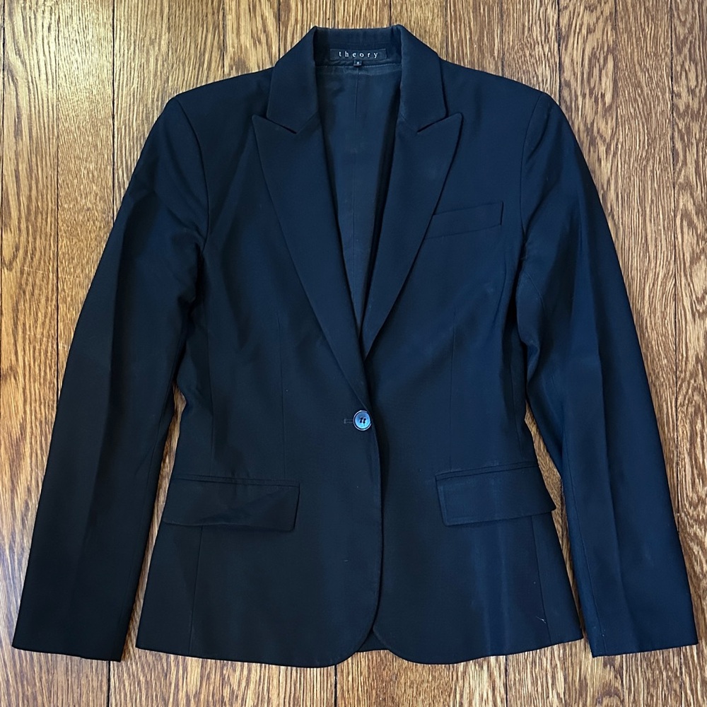 Theory Blazer, black, size 0